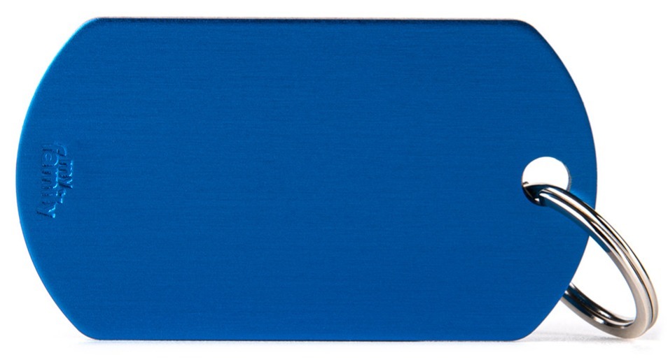 Tg1225 - Médaille pour animaux militaire grand bleu - MyFamily