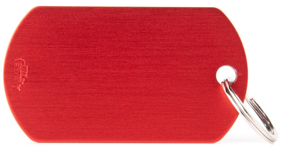 Tg1223 - Médaille pour animaux militaire grande rouge - MyFamily