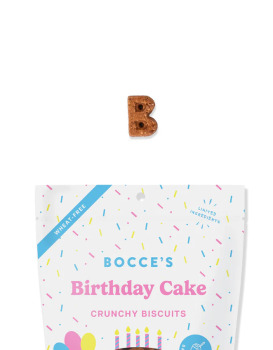 Gâteries saveur de gâteau de fête pour chiens - Bocce's Bakery