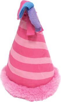 Peluche chapeau de fête rose pour chiens - FouFit