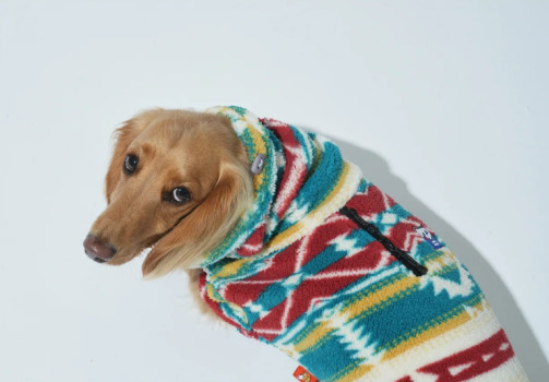 Manteau polaire en sherpa brun pour chiens - Puppy Gallery