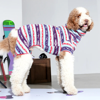 Manteau polaire en sherpa sky pour chiens - Puppy Gallery
