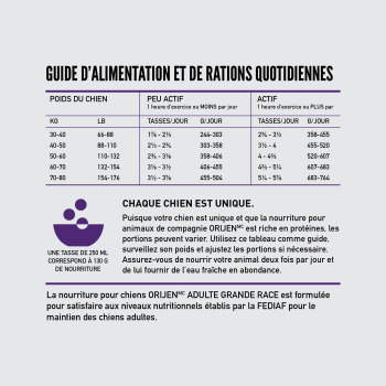 Nourriture sans grains pour chien adulte grande race – ORIJEN