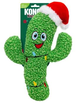 Peluche cactus de Noël avec herbe à chat pour chats - Kong