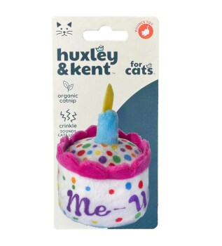 Peluche gâteau de fête avec herbe à chat - Huxley & Kent