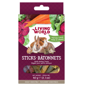 Bâtonnets aux légumes pour petits animaux - Living world