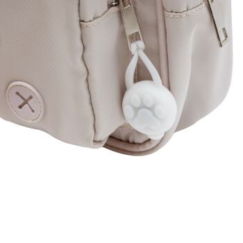 Sac à gâteries crème au beurre à  bandoulière  avec bouteille d'eau - Dexypaws