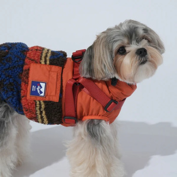 Manteau Robson orange pour chien - Puppy Gallery