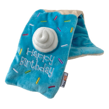 Peluche Hide'n Seek bleu pour chien - Foufit
