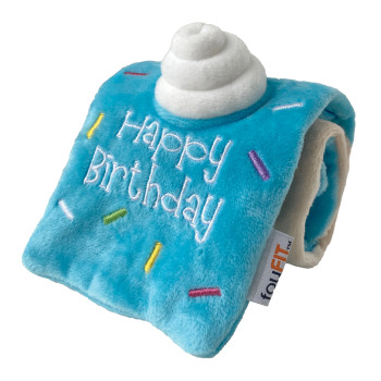 Peluche Hide'n Seek bleu pour chien - Foufit