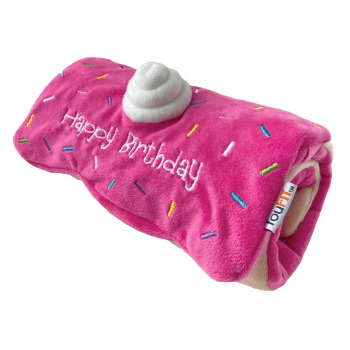 Peluche Hide'n Seek rose pour chien- Foufit