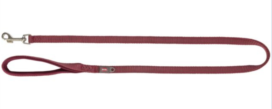 Laisse premium sangria pour chien - Trixie