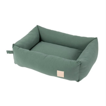 Coussin vert myrte avec rebord pour animaux - FuzzYard