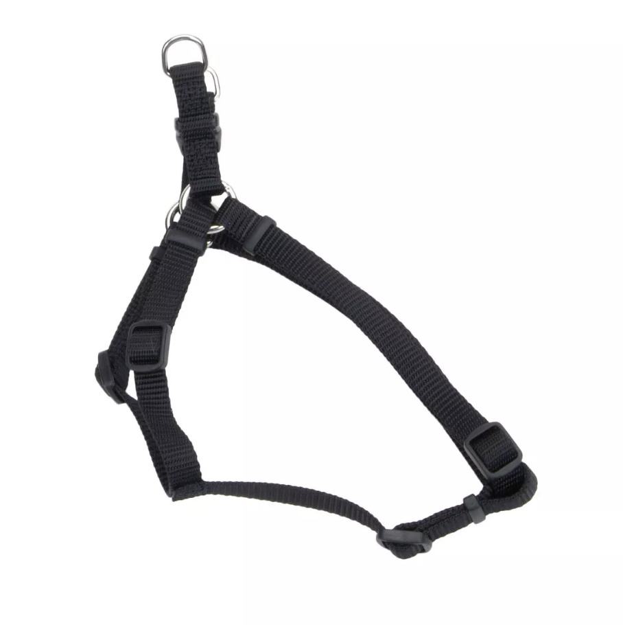 Y12665 - Harnais ajustable en nylon noir pour chiens - Coastal Pet