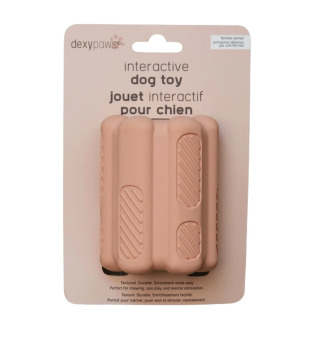Jouet à mâcher pour chien rose poudré - Dexypaws