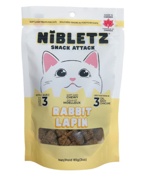 Gâterie molle pour chat à saveur de lapin - Nibletz