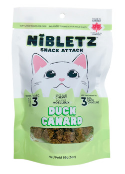 Gâterie molle pour chat à saveur de canard - Nibletz