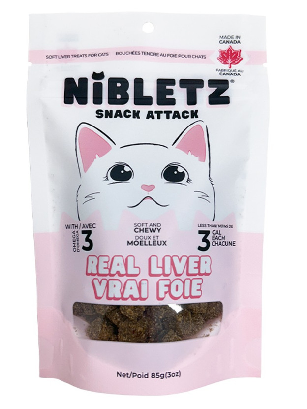 C3230 - Gâterie molle pour chat à saveur de foie - Nibletz