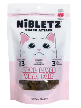 Gâterie molle pour chat à saveur de foie - Nibletz