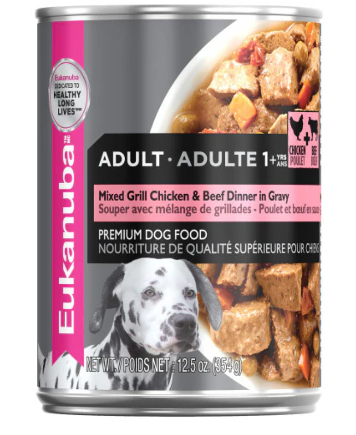 Euk0306 - Conserve au poulet grillé et bœuf pour chiens - Eukanuba