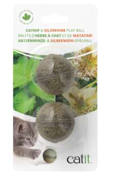 Balles d'herbe à chat et matatabi pour chat - Catit