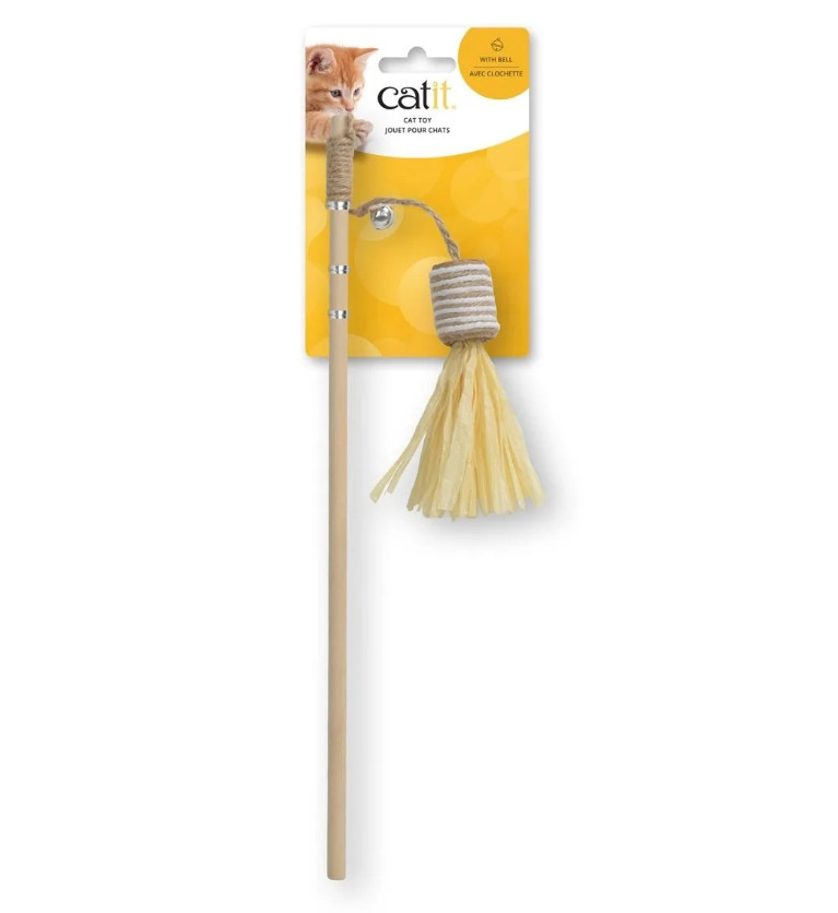 Hg43181 - Agace chat sur baguette avec rouleau et carton - Catit