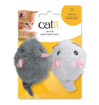 Ensemble de jouet de souris vibrante pour chat - Catit