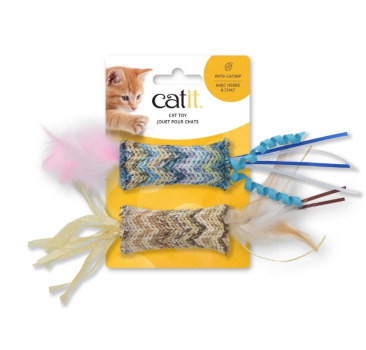 Ensemble de jouet pour chat avec plumes naturelles - Catit