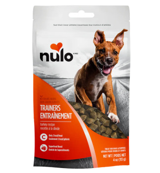 Gâteries d’entraînement sans grains à la dinde pour chiens - Nulo