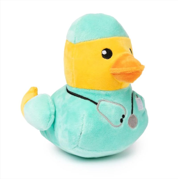 Fz1095 - Peluche Ducktor pour chien - Fuzzyard