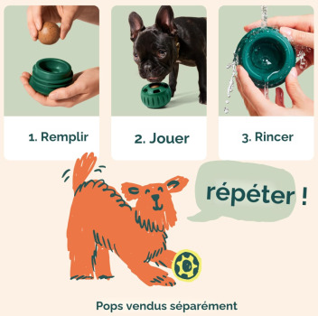 Jouet de léchage Pupsicle pour chiens - Woof