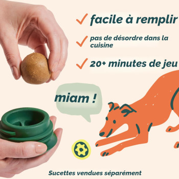 Jouet de léchage Pupsicle pour chiens - Woof