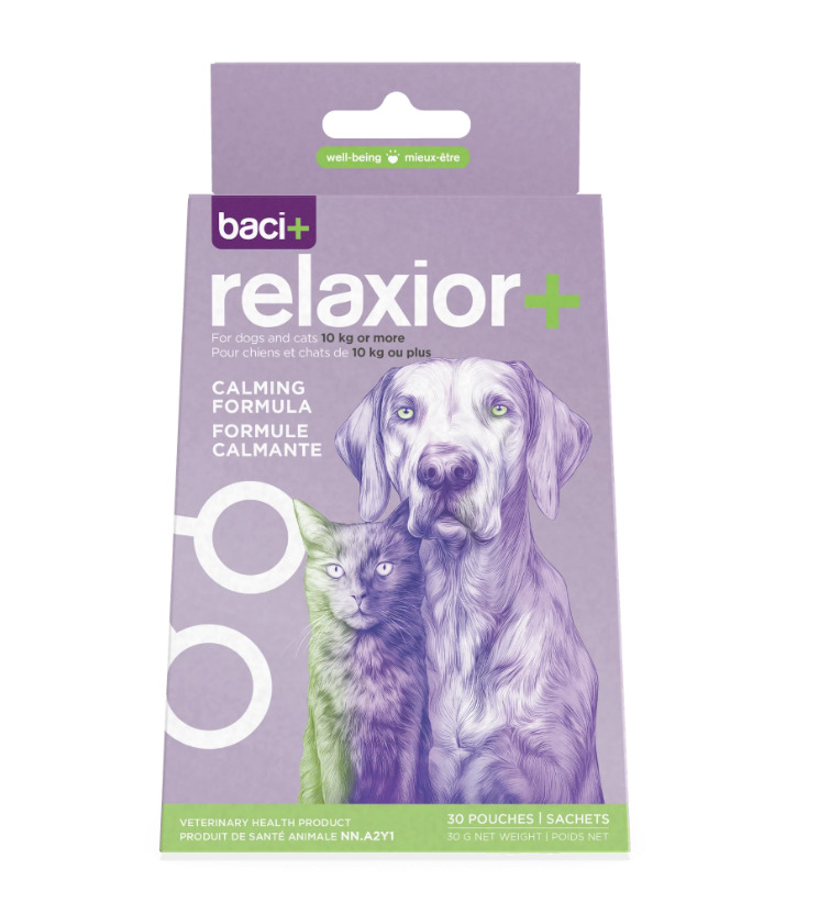 Y29022 - Poudre formule calmante Relaxior+ pour chien et chat de plus de 10kg - Baci+