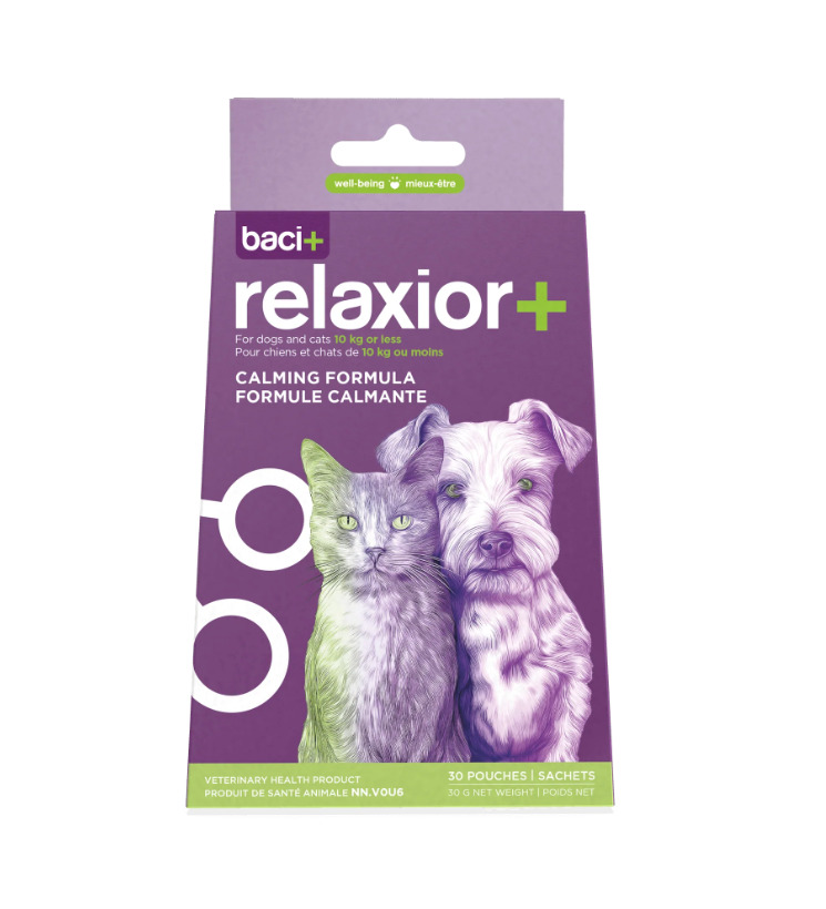 Y29020 - Poudre formule calmante Relaxior+ pour chien et chat de moins de 10kg - Baci+