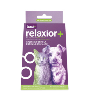 Poudre formule calmante Relaxior+ pour chien et chat de moins de 10kg - Baci+