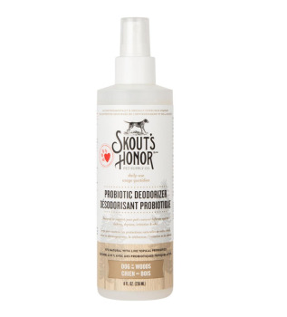 Désodorisant avec probiotiques au parfum des bois pour chiens - Skout's Honor