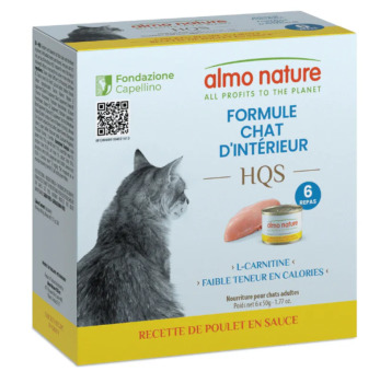 Conserve pour chat d'interieur au poulet sauce - Almo nature