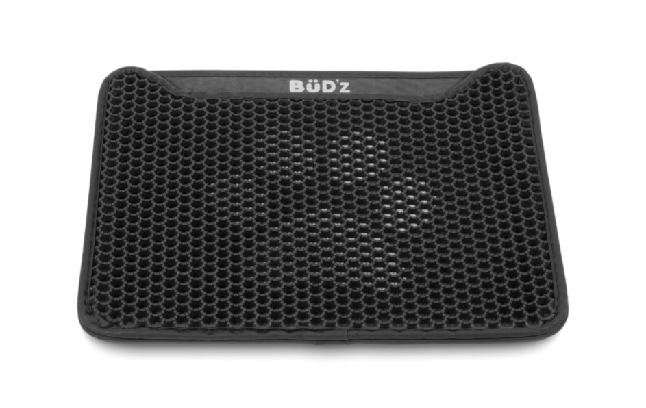 Bz04102 - Tapis à litière à double couche avec motif de patte - Büd'z