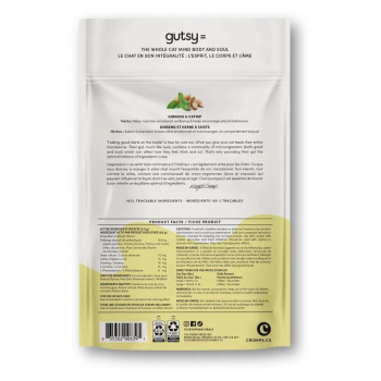 Gâteries Gutsy bouchées joyeuses au poisson blanc pour chats - Crumps' Naturals
