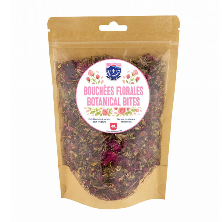 Y5360 - Bouchées florales pour petits animaux - Foin Pinacle