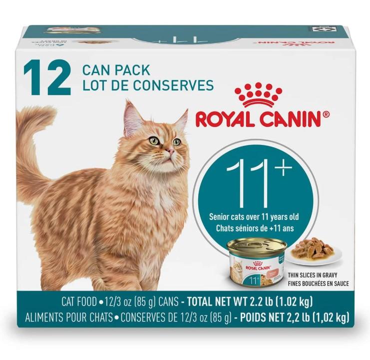 Ry9750 - Nourriture en fines tranches en sauce ensemble de 12 pour chats 11+ - Royal Canin