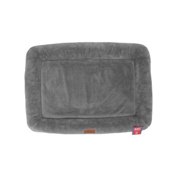 Lit plat réversible en mousse mémoire gris boréal pour chiens - Büd'z