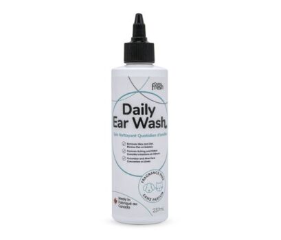 Soin quotidien nettoyant pour oreilles sans parfum pour animaux - Envirofresh