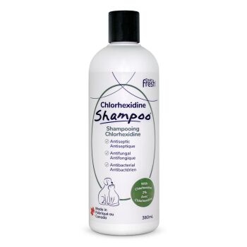 Shampoing anti démangeaisons à la chlorhexidine 2% pour animaux - Envirofresh