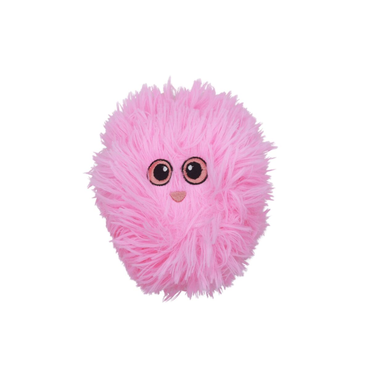 Bz04348 - Petite balle joufflue en peluche rose pour chiens - Büd'z