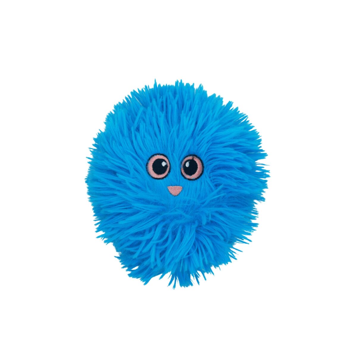 Bz04349 - Petite balle joufflue en peluche bleue pour chiens - Büd'z