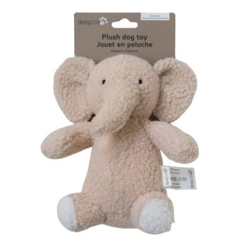 Peluche en forme d'éléphant pour chiens - Dexypaws