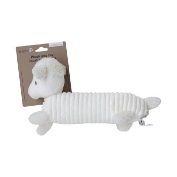 Peluche en forme de mouton long pour chiens - Dexypaws