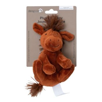 Peluche en forme de poney pour chiens - Dexypaws