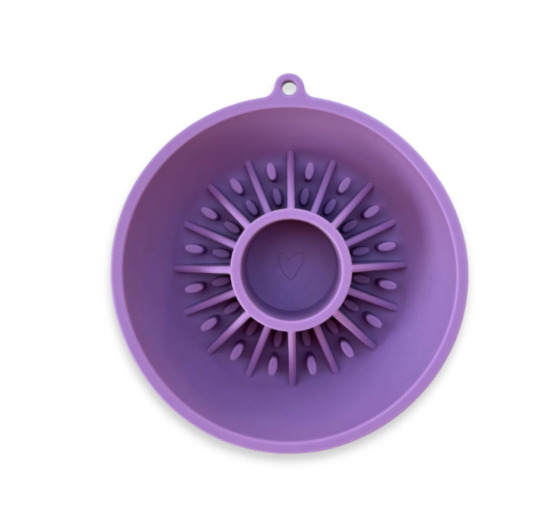 Y30945 - Bol ralentisseur interactif en forme de kiwi exotique lilas pour animaux - Dog's Crush